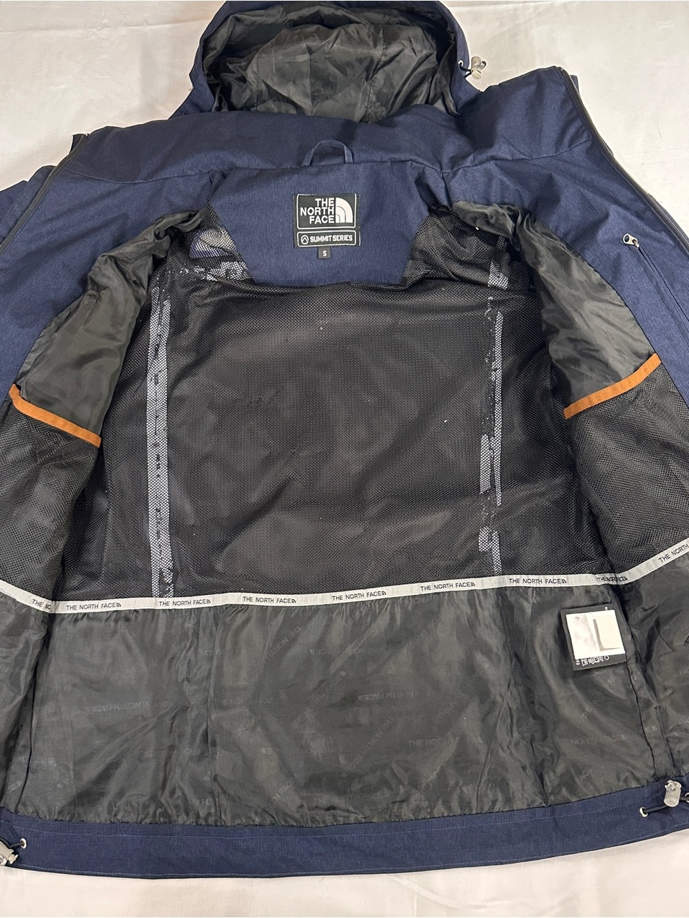 The North Face Men's Summit Series Gore-Tex Navy Blue Ski Snow Jacket Size S - Picture 7 of 11